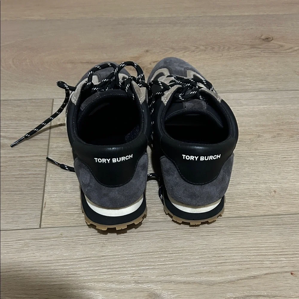 Women’s Black and Gray Tory Burch Sneakers - Picture 2 of 4